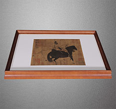 甘井子书画装裱配框服务案例